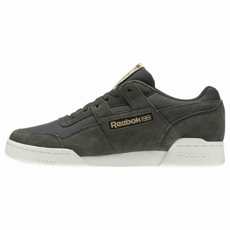 Tenisi Reebok Workout Plus Mu Barbati Verzi Inchis/Albi Romania FP1381CM